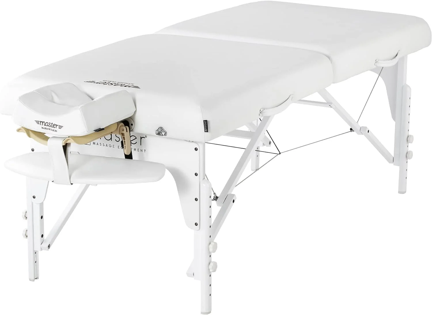 تخت ماساژ حرفه ای قابل حمل MASTER، تخت تاشو با قابلیت تنظیم ارتفاع، سبک وزن به همراه کیف حمل رایگان، عرض 31 اینچ