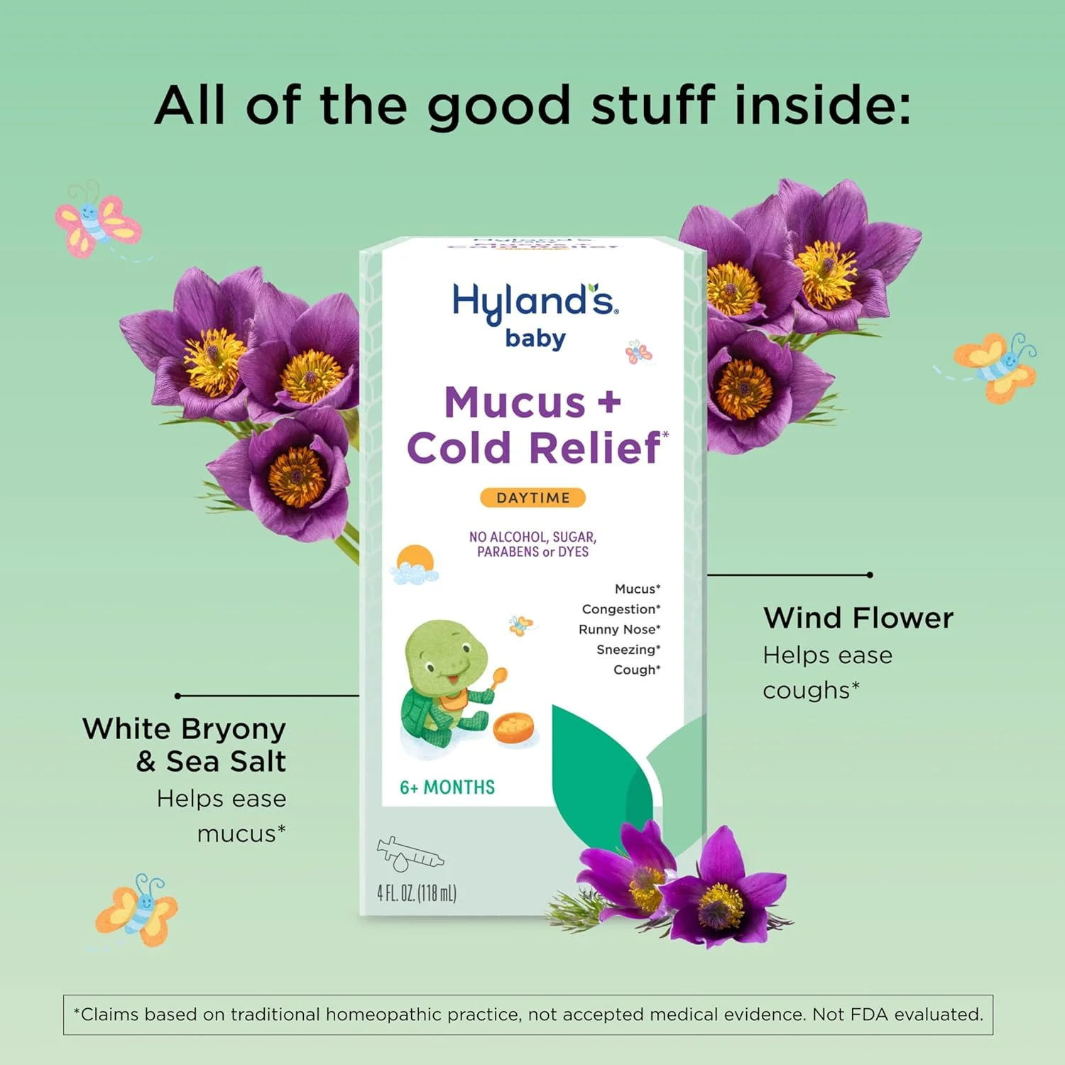 تسکین دهنده احتقان و سرماخوردگی کودک هایلندز، تسکین طبیعی احتقان، آبریزش بینی و سرفه 118 میلی لیتر