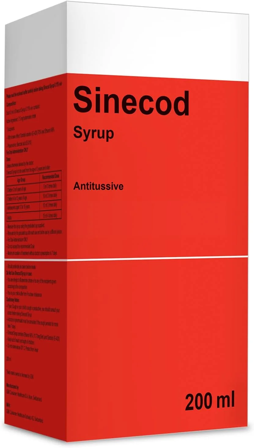 شربت سرفه خشک 200 میلی لیتر