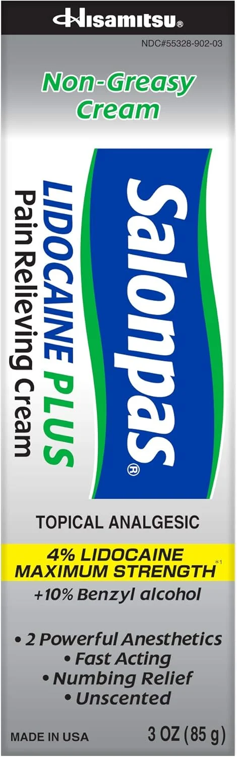 کرم تسکین دهنده درد SALONPAS LIDO PLUS CRM 3OZ