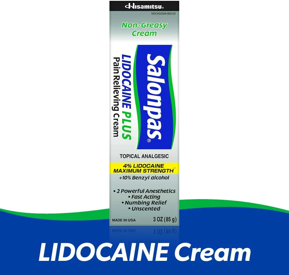کرم تسکین دهنده درد SALONPAS LIDO PLUS CRM 3OZ