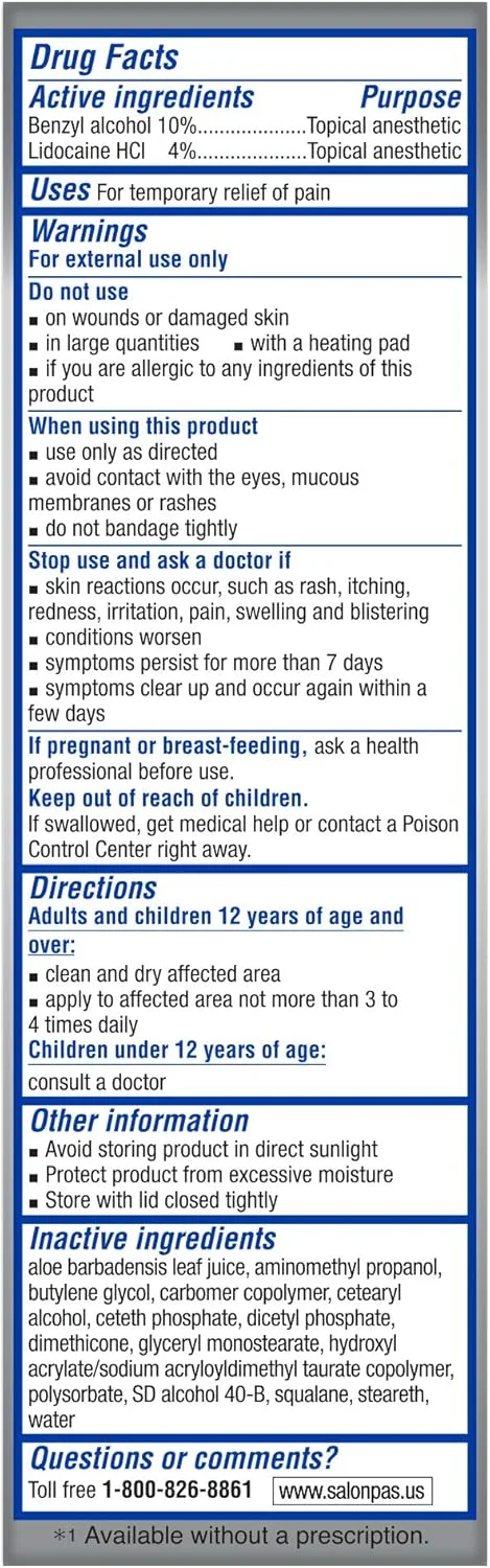 کرم تسکین دهنده درد SALONPAS LIDO PLUS CRM 3OZ