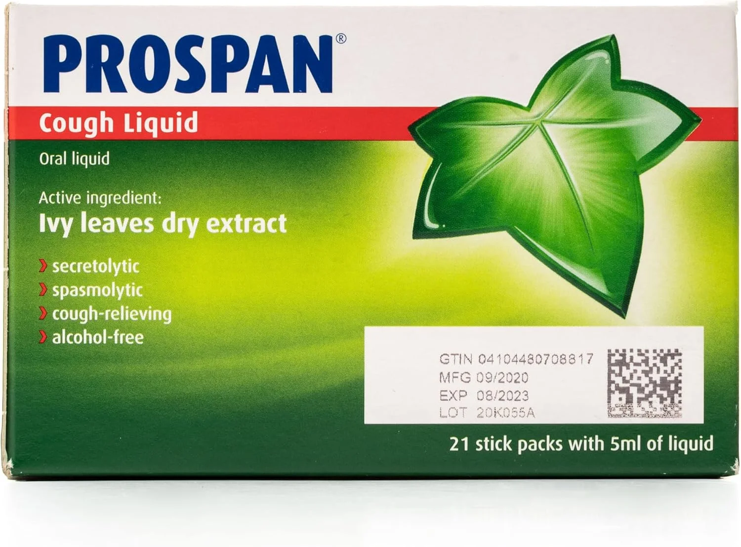 محلول خوراکی ضد سرفه پروپان، 21 عدد استیک 5 میلی لیتری