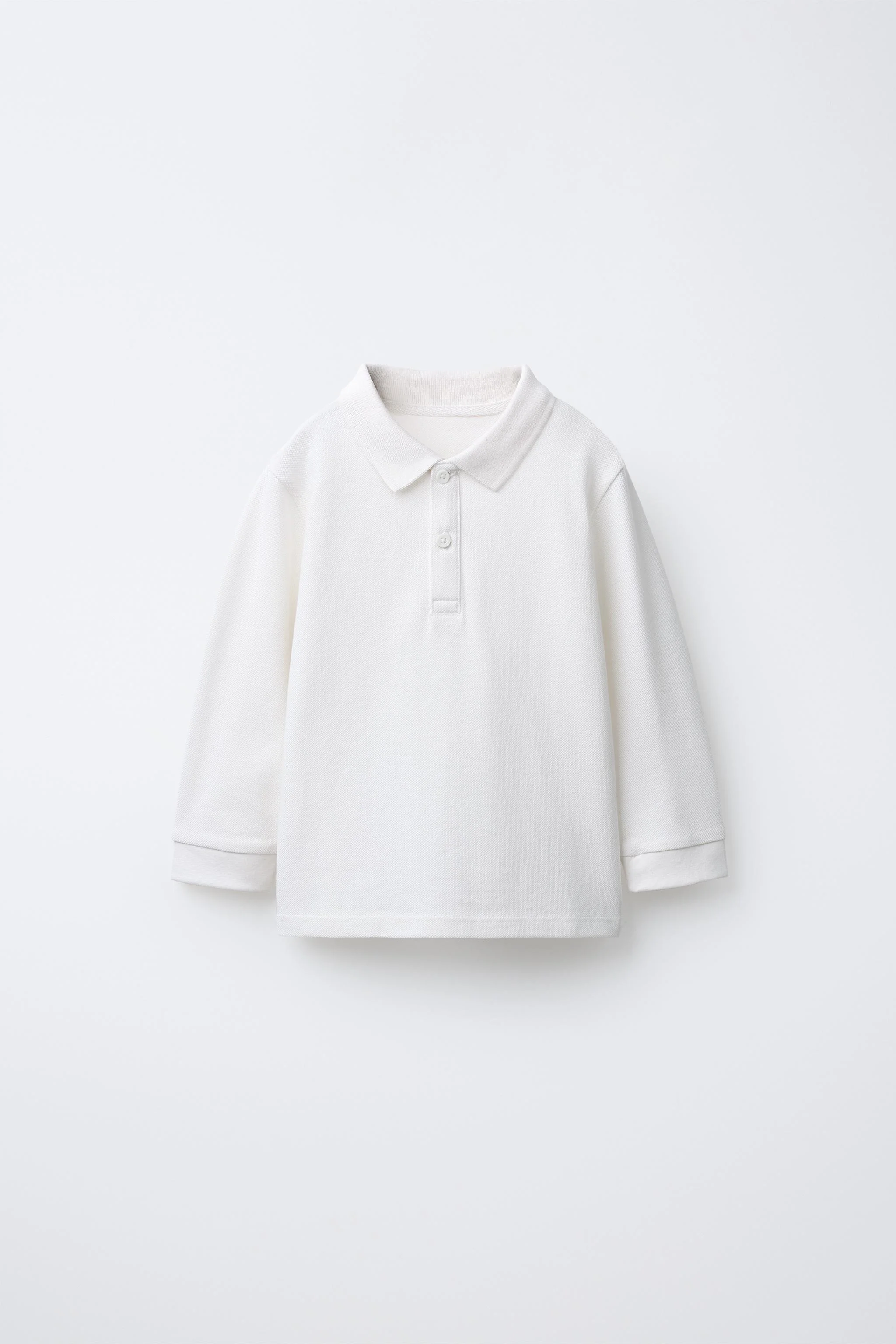 پولوشرت یقه دار آستین بلند با پارچه 100% پنبه