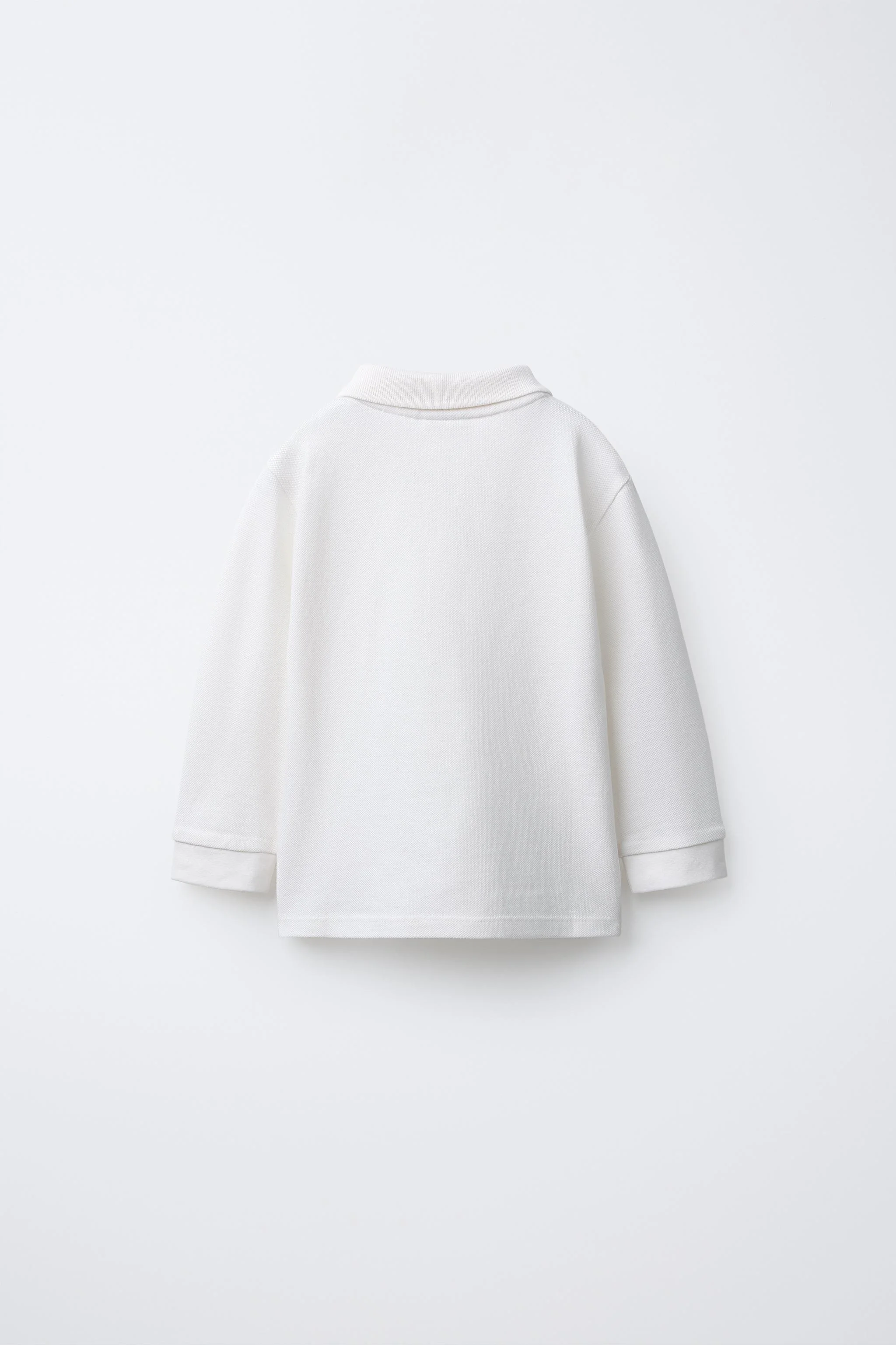 پولوشرت یقه دار آستین بلند با پارچه 100% پنبه