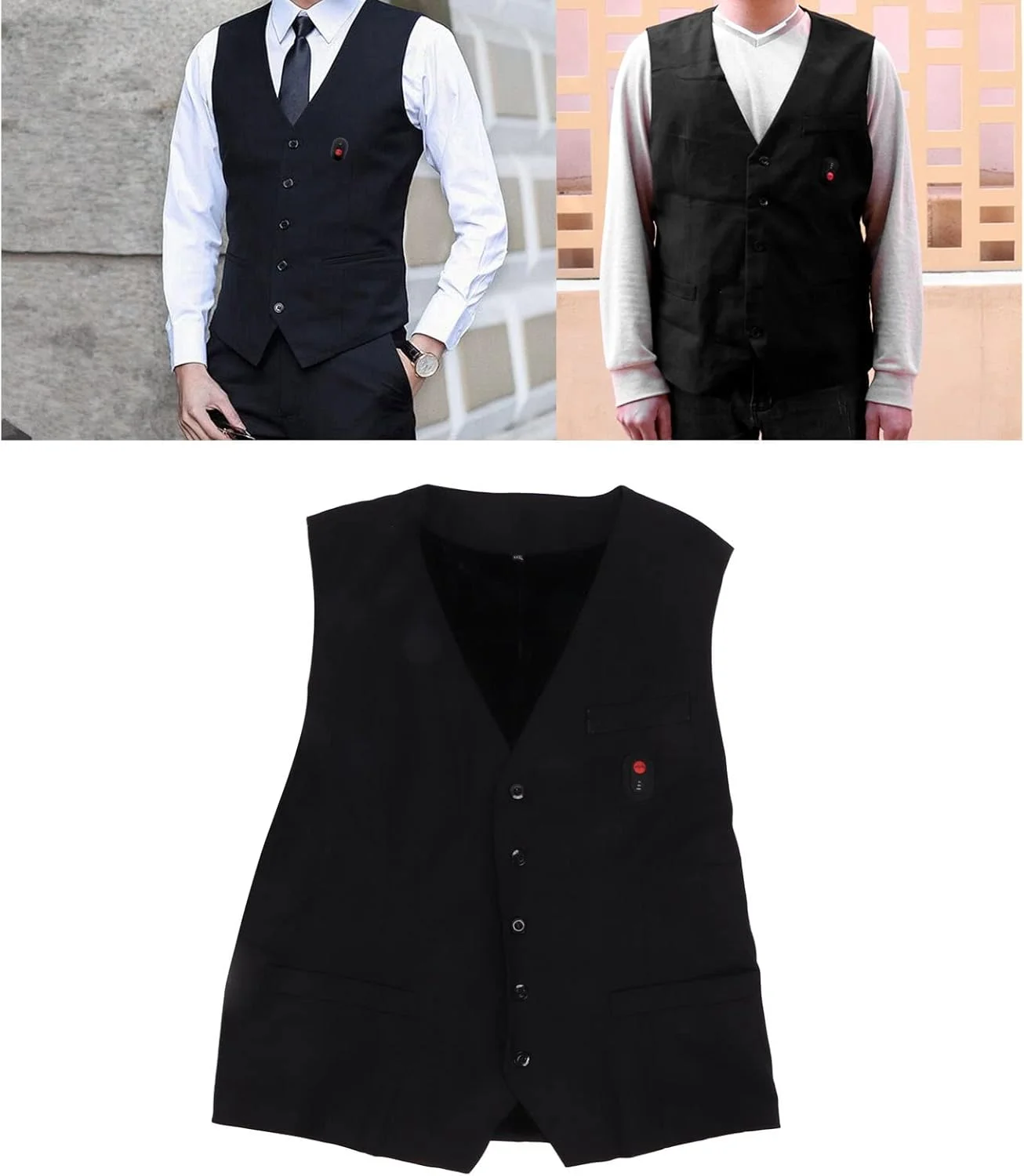 جلیقه گرمایشی برقی، ترویج گردش خون، جلیقه گرمایشی زمستانی سازگار با پوست برای اسکی