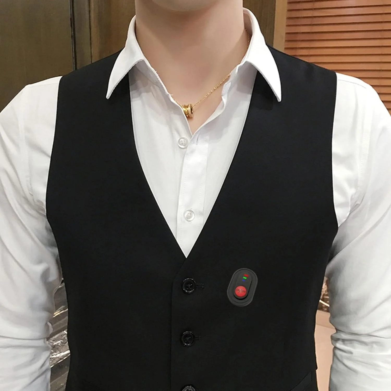 جلیقه گرمایشی برقی، ترویج گردش خون، جلیقه گرمایشی زمستانی سازگار با پوست برای اسکی