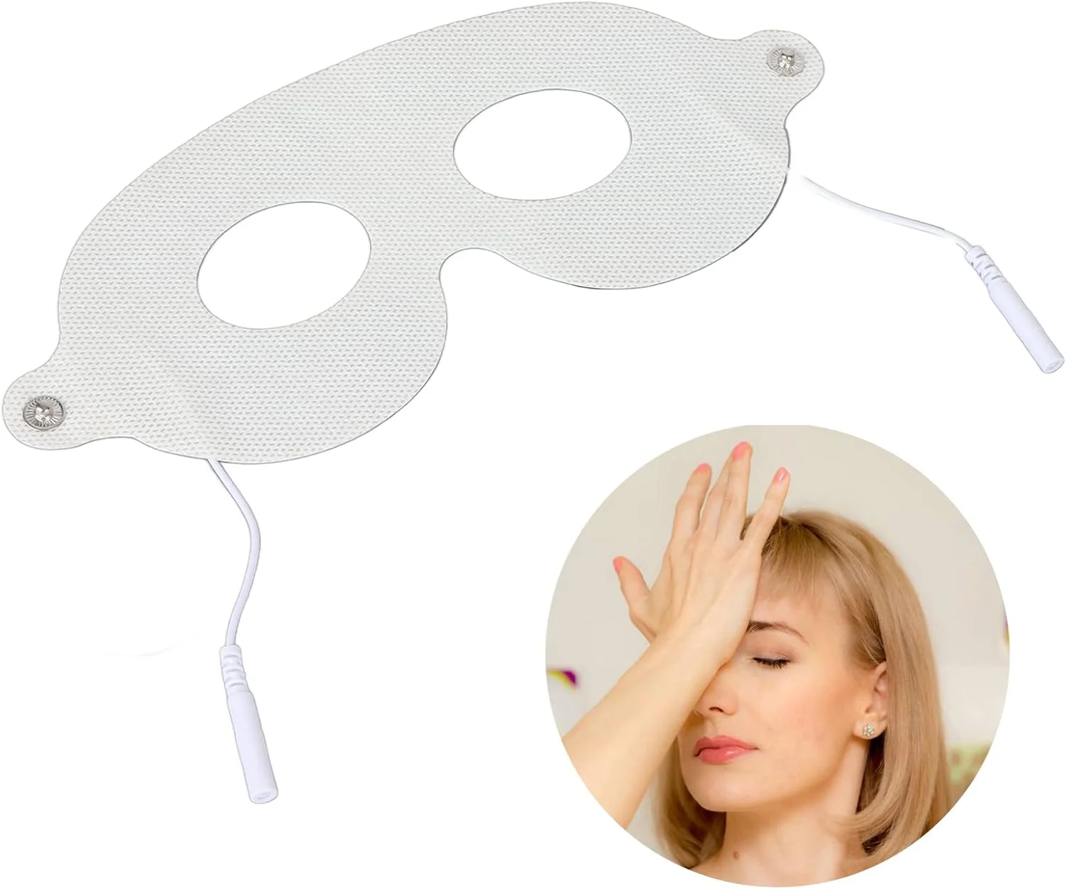 پدهای الکترود چشم TENS، پدهای الکترود TENS خود چسب برای دستگاه فیزیوتراپی الکترونیکی، بهبود متابولیسم