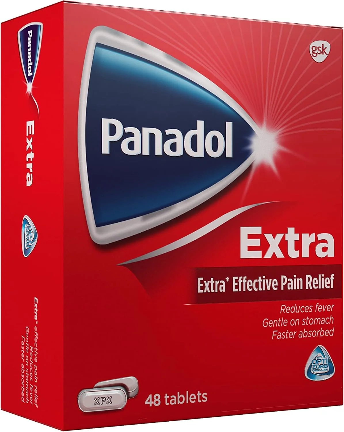 پانادول اکسترا با اپتی‌زرب ۴۸ عددی