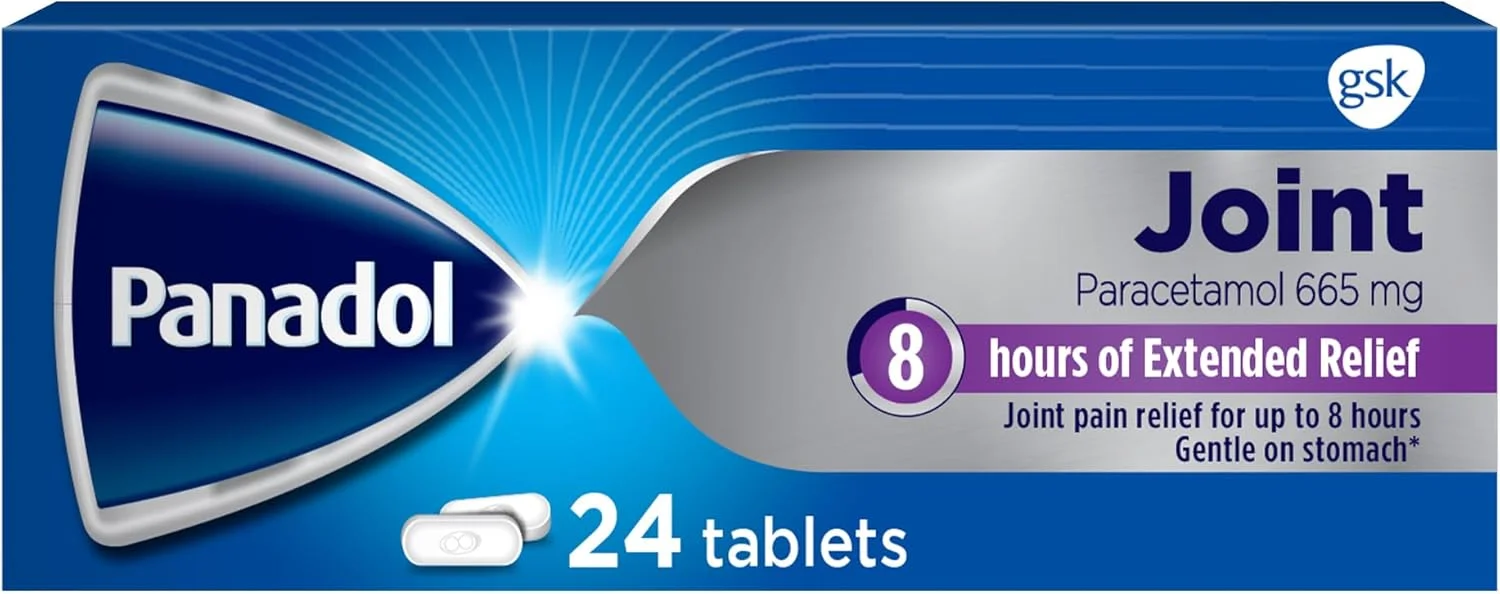 پانادول مفصلی با رهش طولانی، 24 عدد قرص