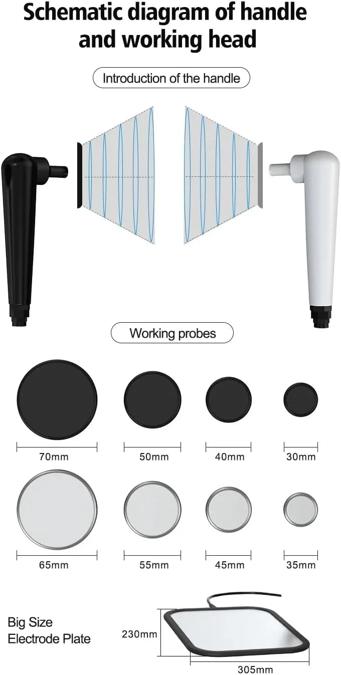 دستگاه RET شوک ویو 448k، کاهش چربی، تسکین درد عضلانی