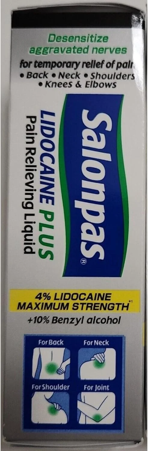 مایع لیدوکائین پلاس Salonpas (بسته 4 عددی)