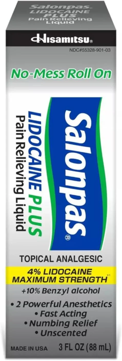 مایع تسکین دهنده درد Salonpas LIDOCAINE Plus (بسته 2 عددی) مایع تسکین دهنده درد Salonpas LIDOCAINE Plus (بسته 2 عددی)