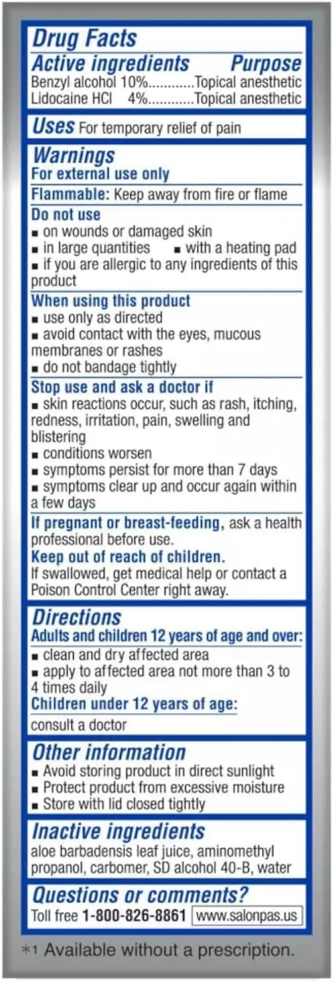 مایع تسکین دهنده درد Salonpas LIDOCAINE Plus (بسته 2 عددی)