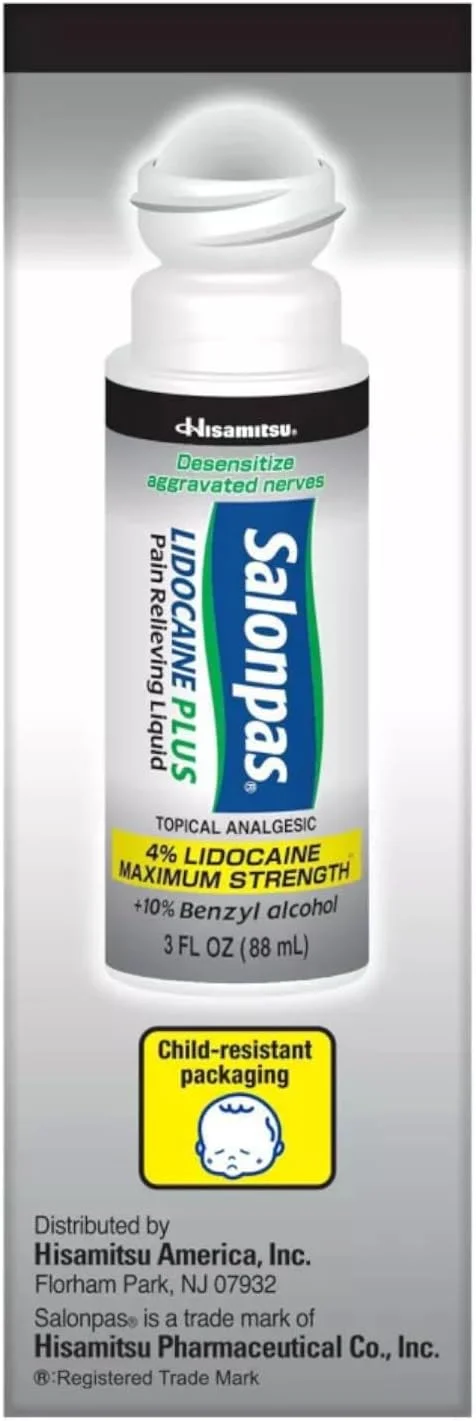 مایع تسکین دهنده درد Salonpas LIDOCAINE Plus (بسته 2 عددی)