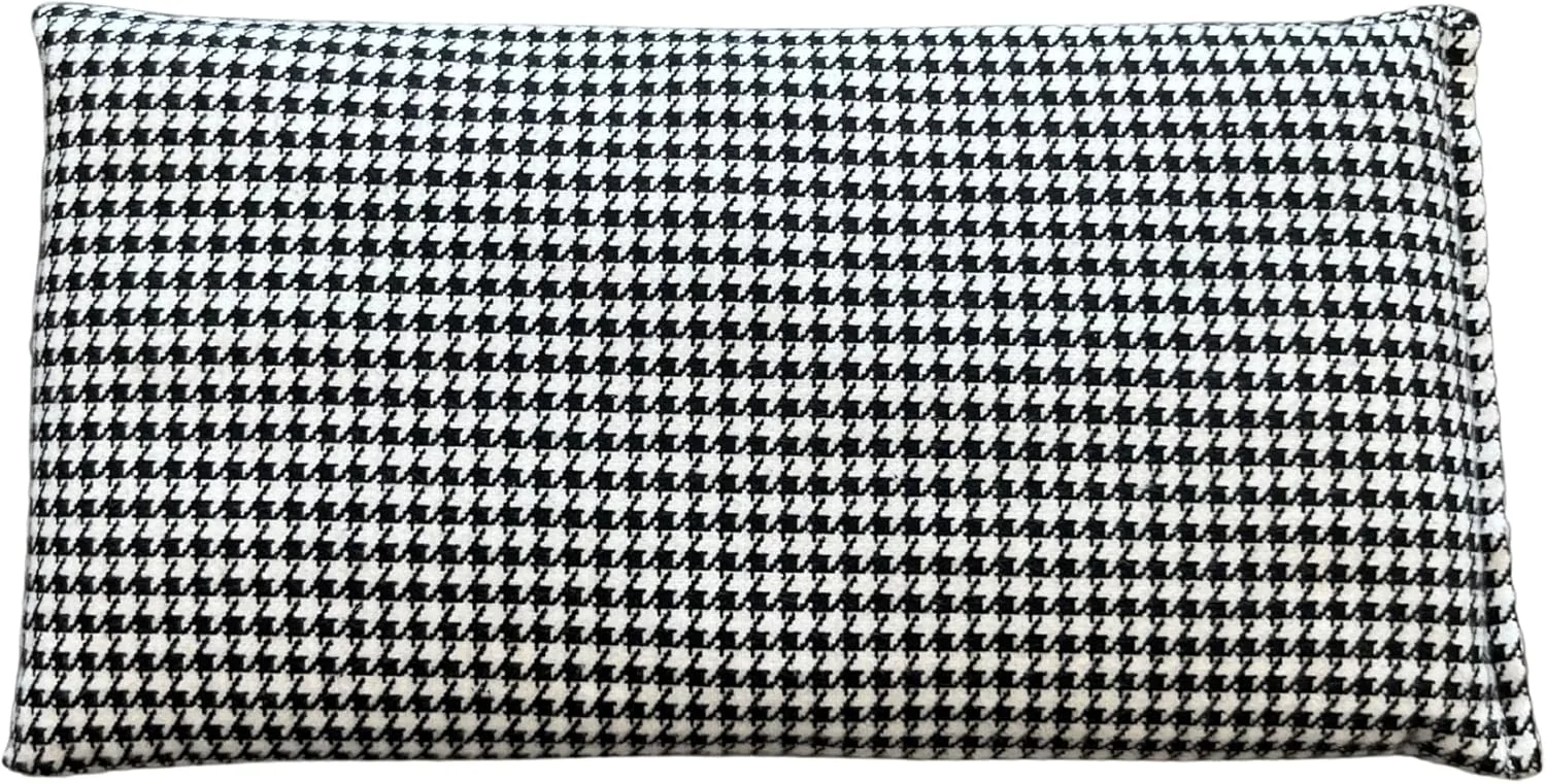 کیسه حرارتی و خنک کننده برنج و اسطوخودوس برای آسایش خانه (طرح شطرنجی مشکی)