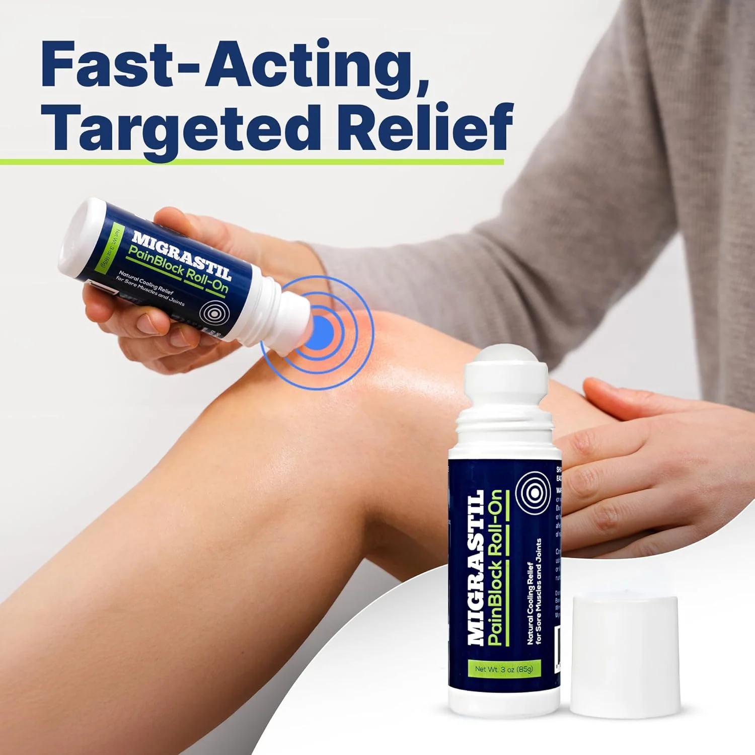 رول-آن تسکین دهنده درد Migrastil PainBlock، 85 گرم