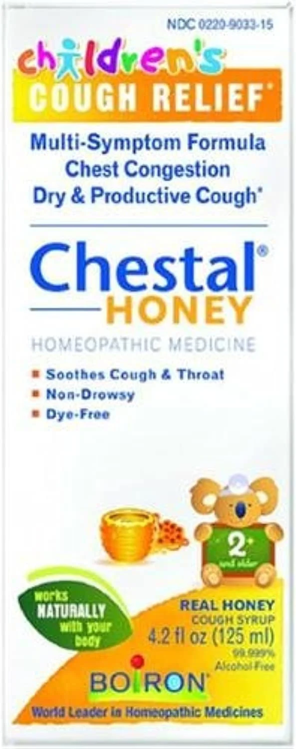 شربت سینه کودکان بویورون چستال برای سرفه، عسل، 4.20 اونس