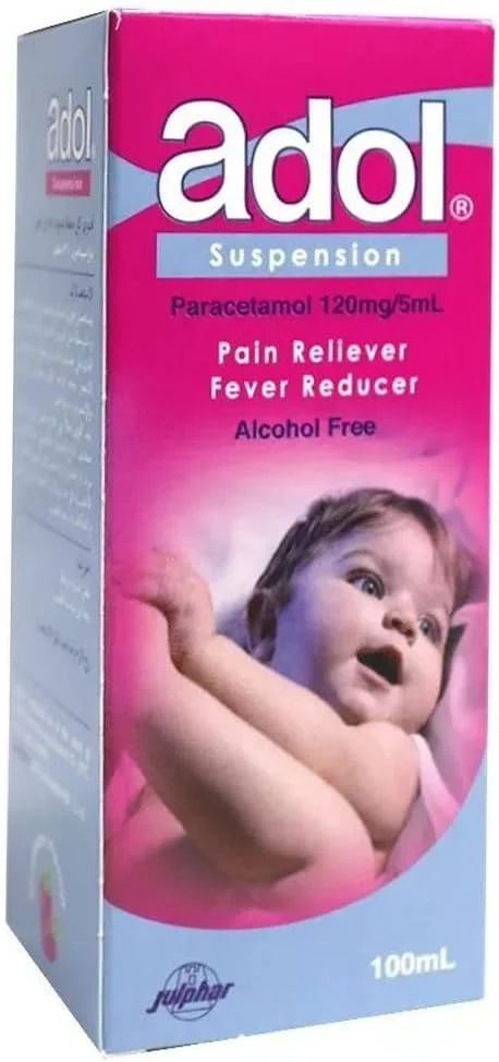 شربت پاراستامول ادول ۱۰۰ میلی لیتر