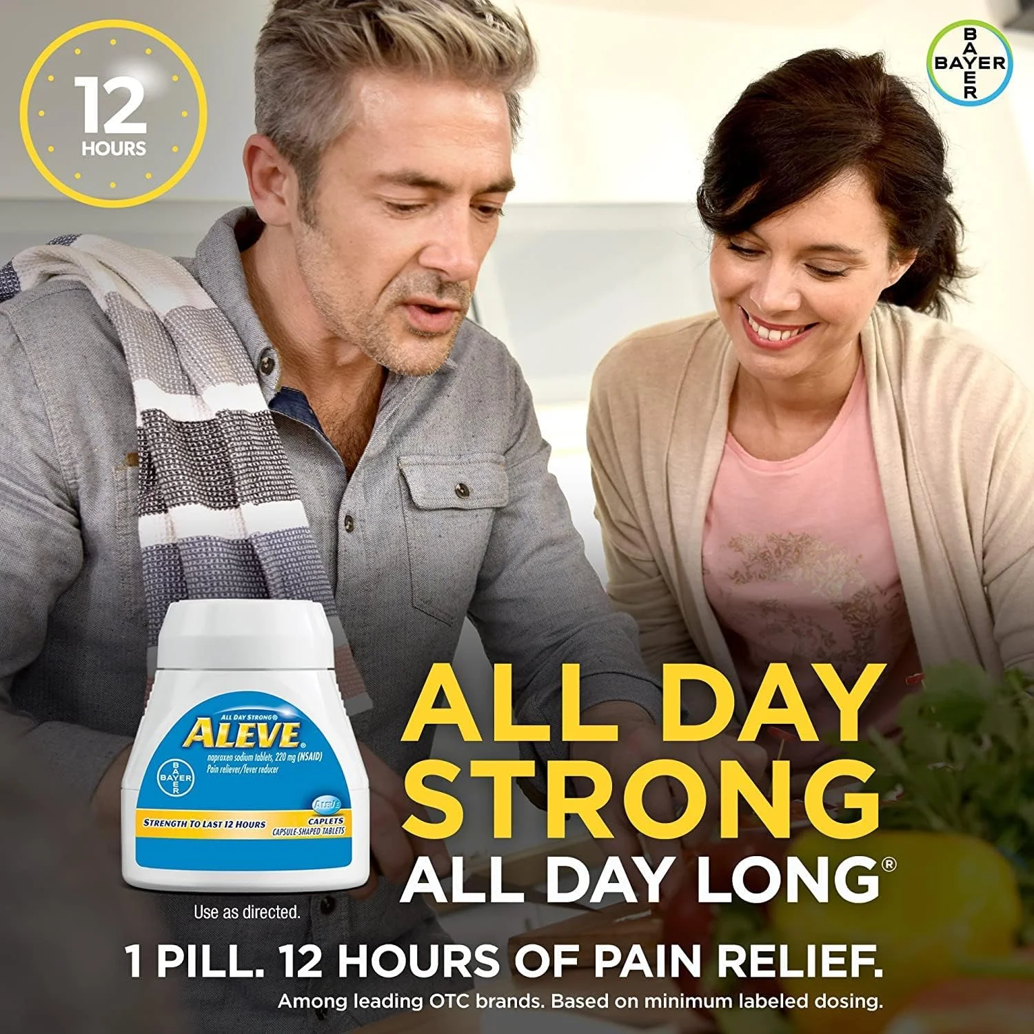 قرص های تسکین دهنده درد و کاهش دهنده تب آلو، 50 عددی (بسته 2 عددی)