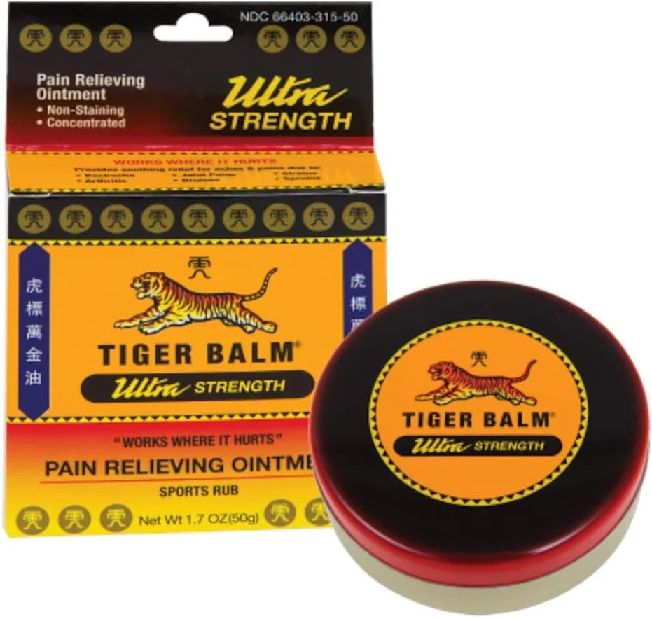 پماد تسکین دهنده درد عضلانی تایگر بالم اسپورت، قدرت فوق العاده، 50 گرم