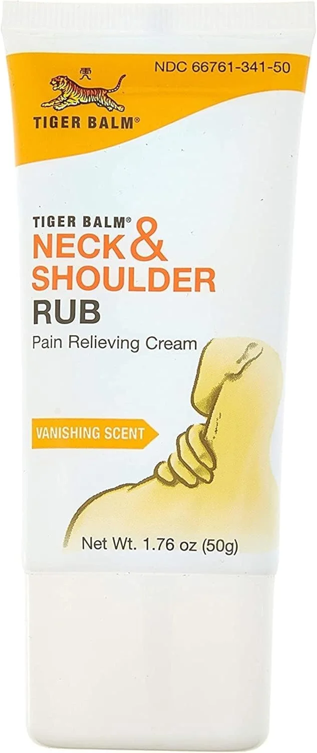 پماد ماساژ گردن و شانه تایگر بالم، بسته 5 عددی، مناسب برای آقایان و بانوان، بزرگسالان دارای درد گردن و شانه، ضد حساسیت