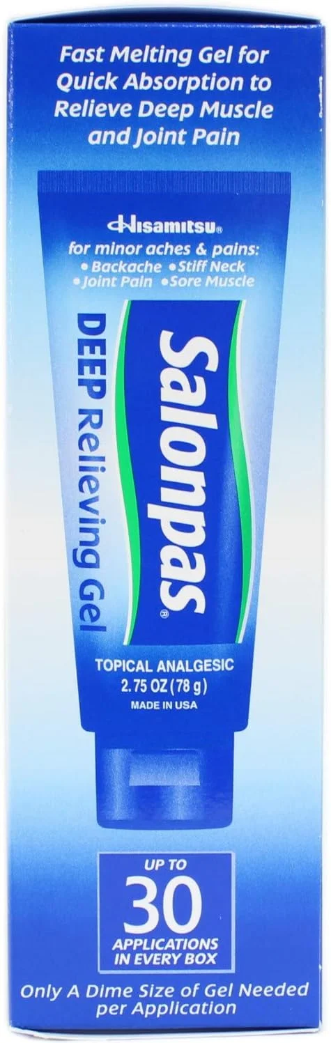 ژل تسکین دهنده قوی درد Salonpas، 81 گرم