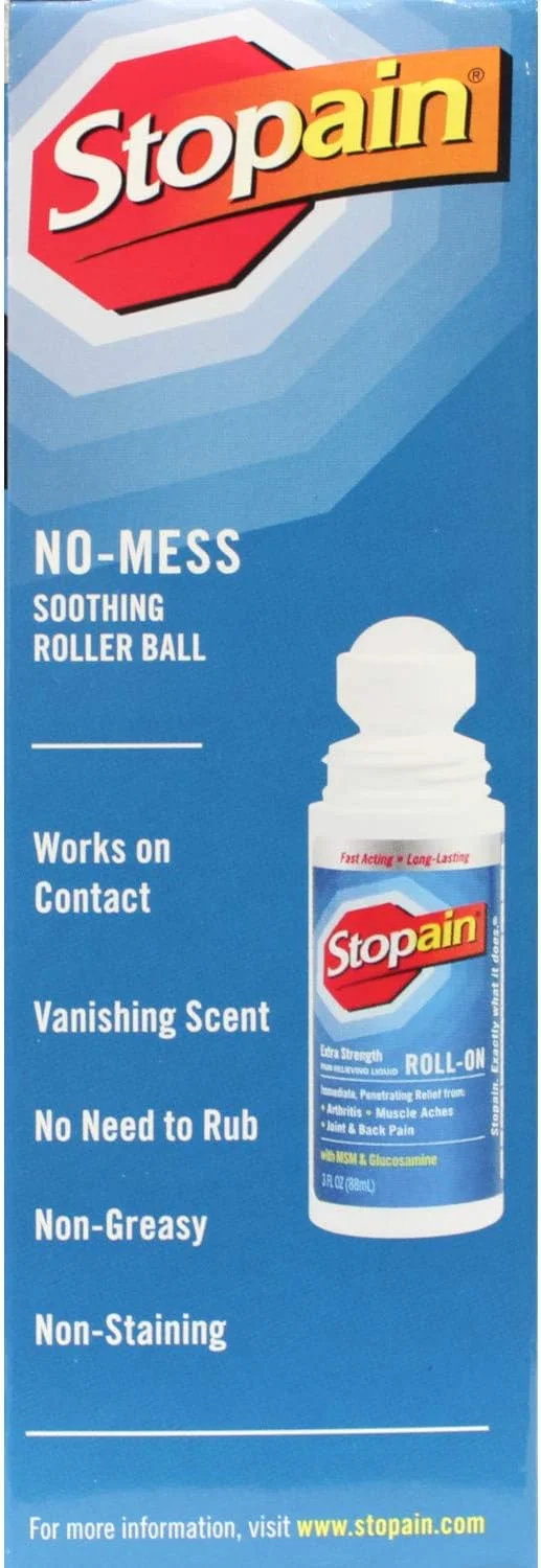 مسکن رولی استاپین با قدرت فوق العاده - 85 گرم، بسته 4 عددی