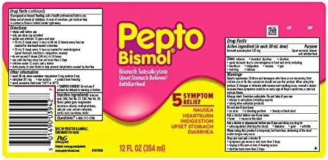 مایع پپتو-بیسمول (بسته 6 عددی) مایع پپتو-بیسمول (بسته 6 عددی)