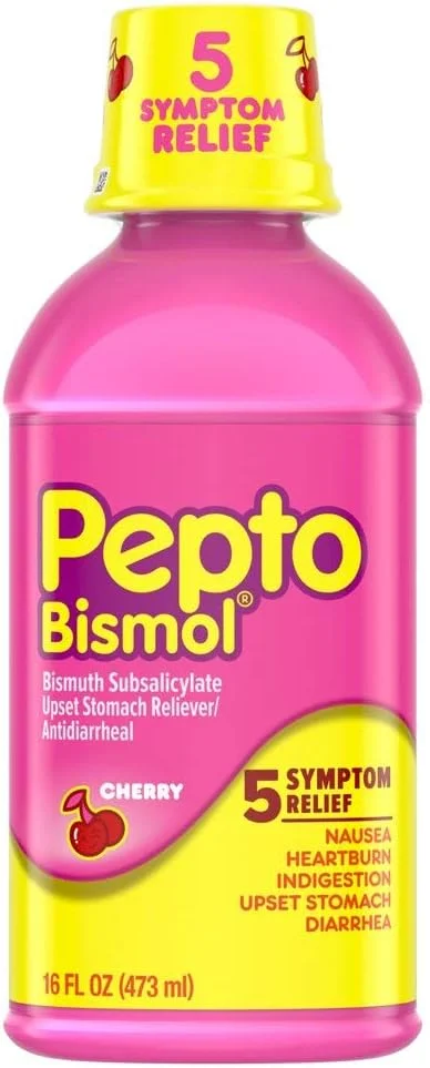 مایع پپتو بیسمول با طعم گیلاس، بسته 2 عددی مایع پپتو بیسمول با طعم گیلاس، بسته 2 عددی