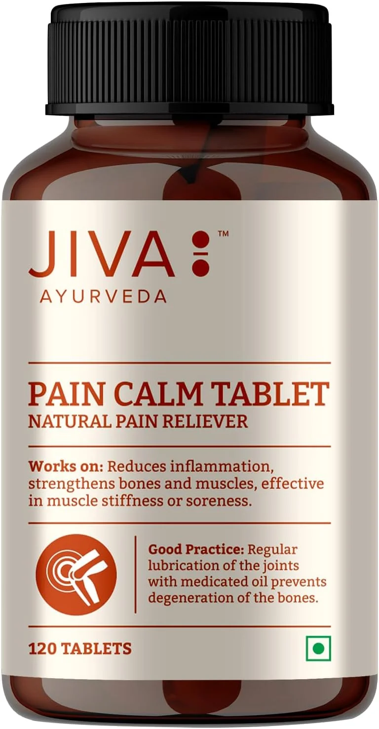 قرص تسکین دهنده درد جیوا 500 میلی گرم | تسکین دهنده طبیعی درد | تقویت کننده استخوان ها - 120 عدد (بسته 1 عددی)