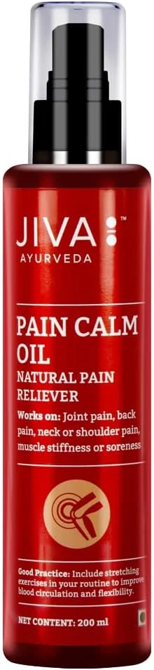 مجموعه تسکین درد جیوا - روغن آرامش‌بخش درد - 200 میلی‌لیتر و قرص‌های آرامش‌بخش درد - روغن تسکین‌دهنده درد آیورودا برای مفاصل، کمر، زانو، شانه 120 قرص - (بسته 2 عددی)