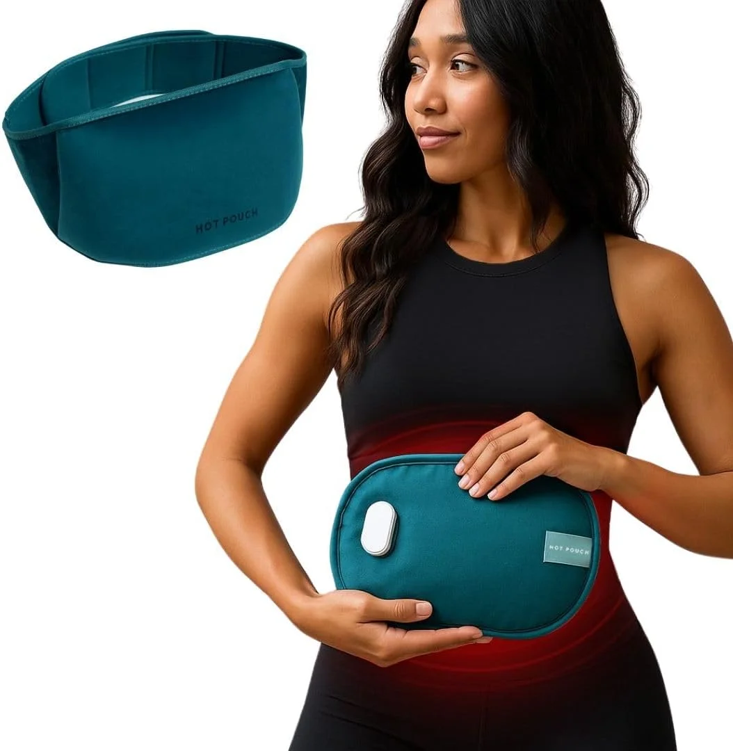 کمربند تسکین درد قاعدگی هات پاچ – کمربند قابل حمل، بدون سیم و با گرمایش سریع برای تسکین درد قاعدگی، گرما درمانی قابل تنظیم برای گرفتگی عضلات