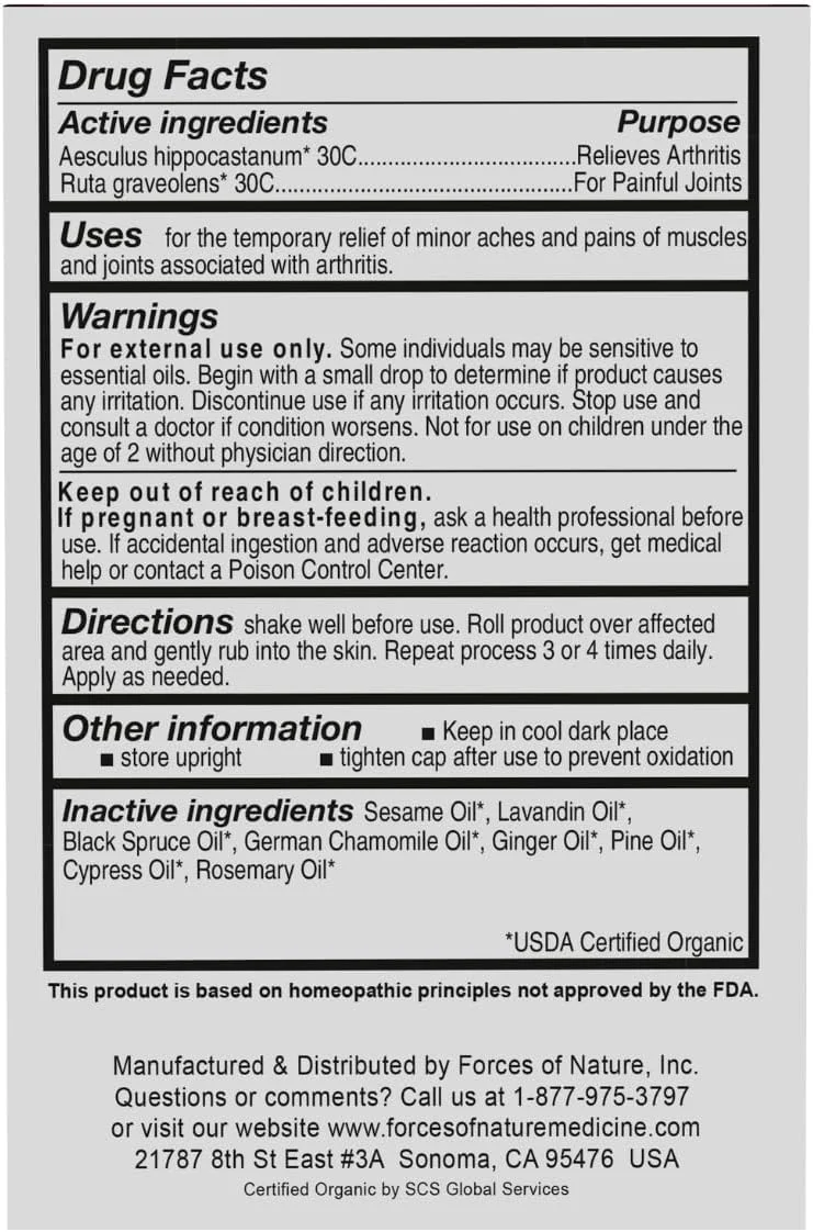 محصول مدیریت درد مفاصل نیروی طبیعت (4 میلی لیتر)