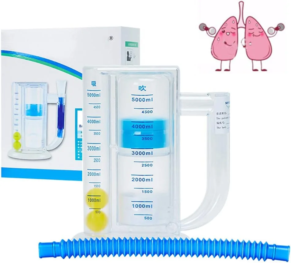 دستگاه تمرین تنفسی 5000L با ظرفیت بالا، وسیله ای برای تمرین ظرفیت حیاتی تنفس