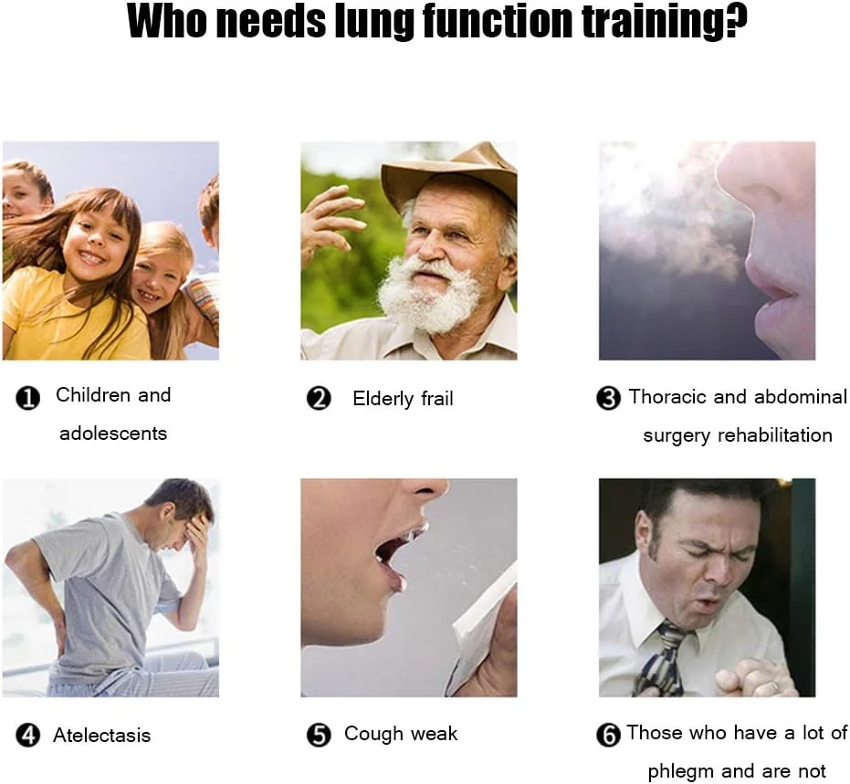 دستگاه تمرین تنفسی 5000L با ظرفیت بالا، وسیله ای برای تمرین ظرفیت حیاتی تنفس دستگاه تمرین تنفسی 5000L با ظرفیت بالا، وسیله ای برای تمرین ظرفیت حیاتی تنفس