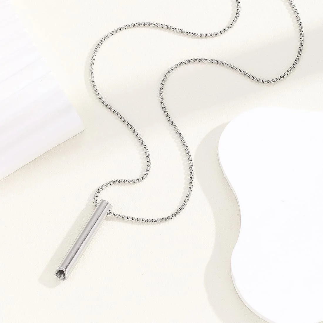 2 عدد گردنبند تنفسی، زنجیر تنفسی برای تمرینات تنفسی و مدیتیشن، کاهش اضطراب