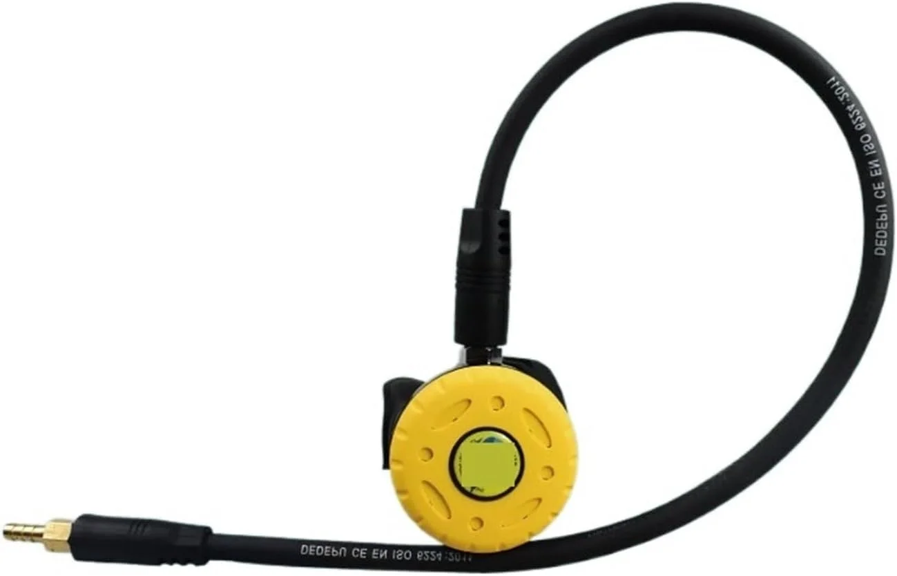 رگلاتور تنفسی، رگلاتور غواصی سطح دوم، دستگاه تنفسی غواصی (زرد)