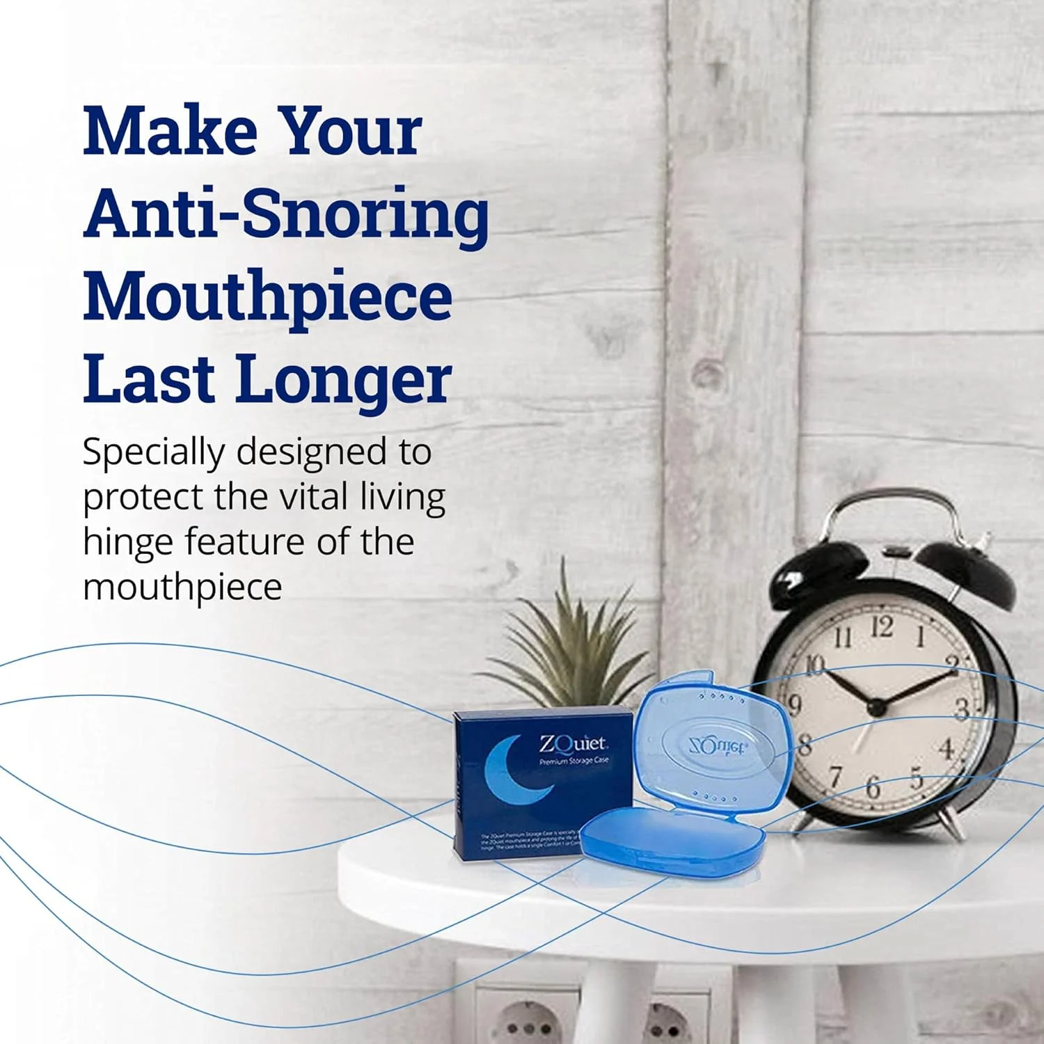 جعبه نگهداری ممتاز ZQUIET برای محافظ دهانی ضد خروپف ZQuiet (دستگاه شامل نمی شود) - بادوام، محافظ، دارای تهویه و مناسب برای نگهداری روزمره و مسافرت