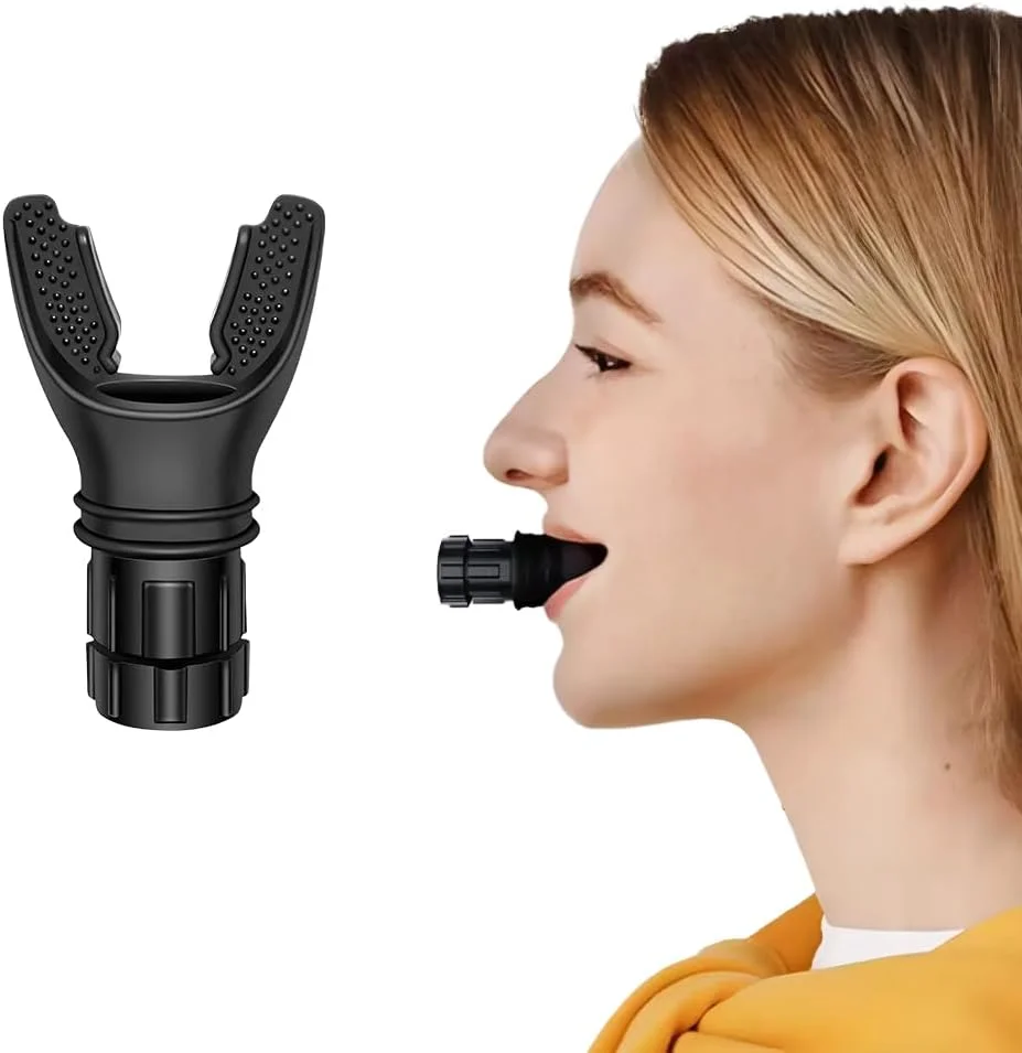 تمرین دهنده تنفسی ریه مشکی، تمرین دهنده تنفس، تمرین دهنده ریه، بهبود مقاومت ظرفیت ریه برای درمان تنفسی، دوستداران ورزش (شامل یک سر جایگزین)