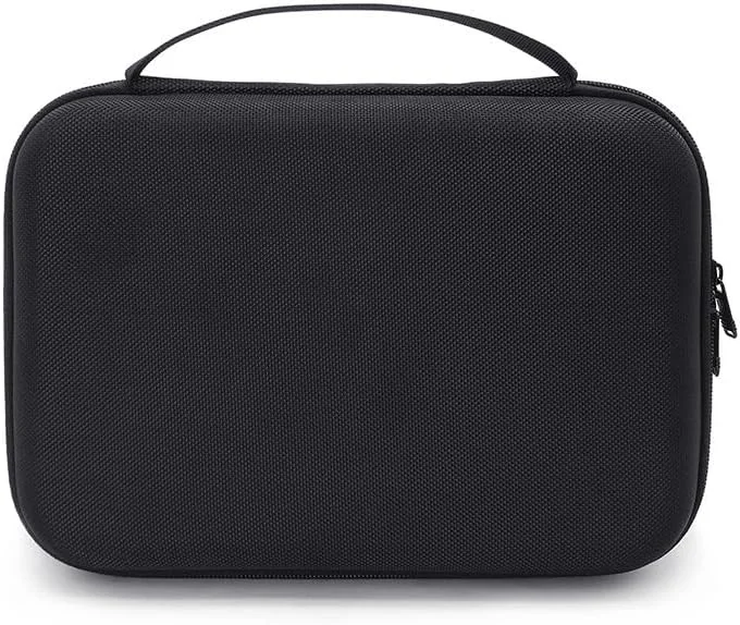 کیف حمل برای دستگاه استنشاقی آسم، کیف سخت و دستی نبولایزر با جیب توری، کیف نگهدارنده اسپیسر استنشاقی برای کودکان و بزرگسالان، سازمان دهنده ماسک های دارو، کیف حمل دستگاه اتومایزر