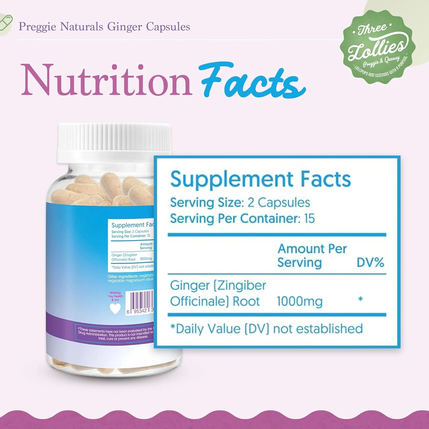 قرص های زنجبیلی ضد تهوع بارداری تری لالی