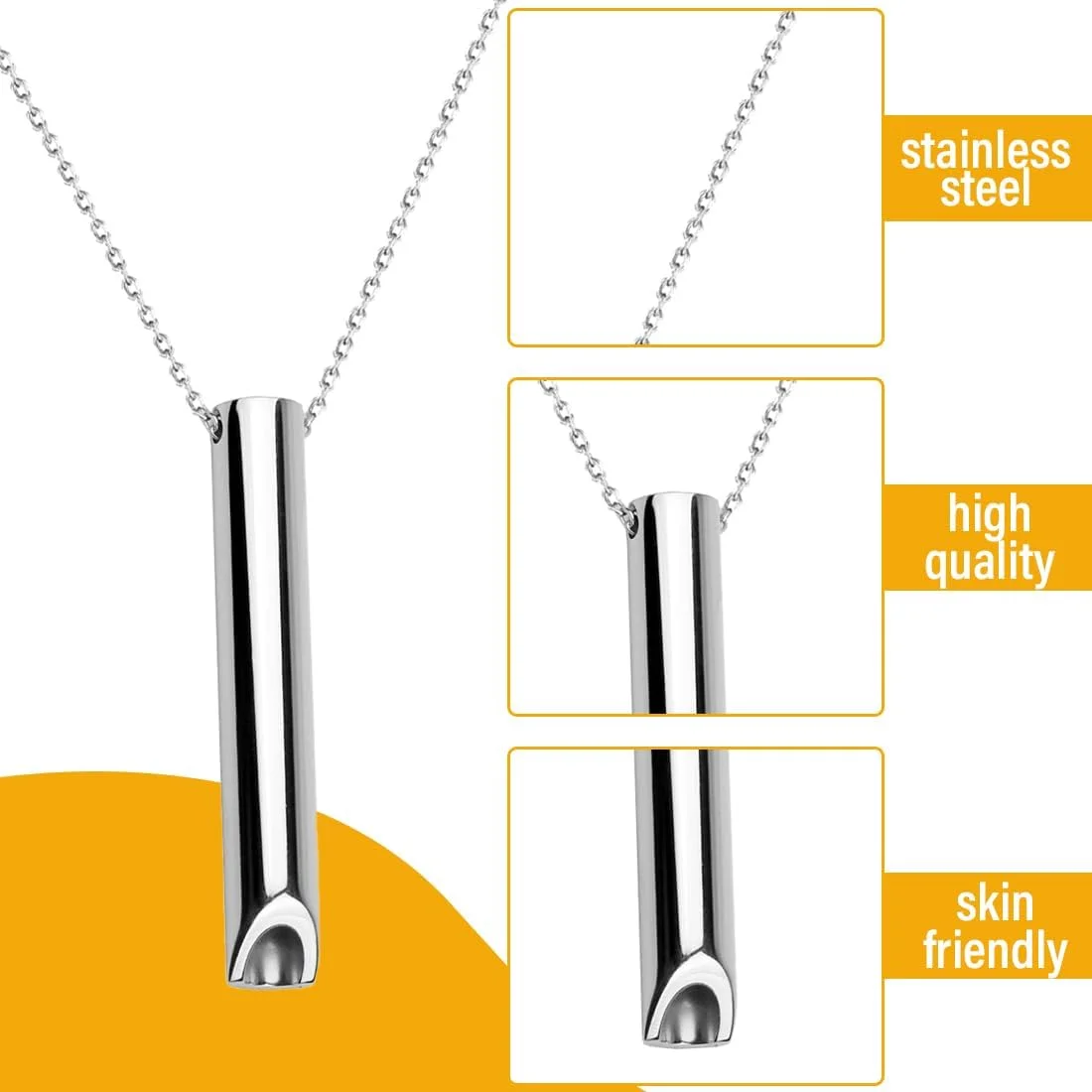 گردنبند اصلی ضد استرس، کاهش دهنده اضطراب، گردنبند تمرین تنفس