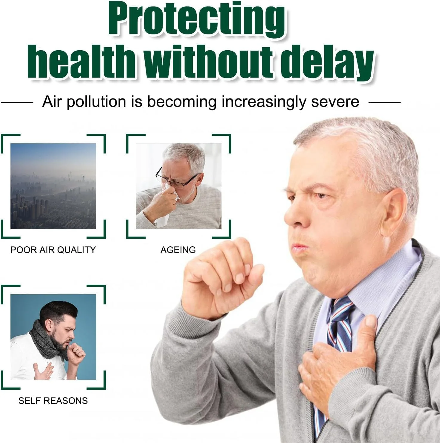 اسپری پاک کننده ریه گیاهی ، پشتیبانی قوی از ریه ، اسپری گیاهی ، رفع خستگی و ناراحتی جسمی (5 عدد)