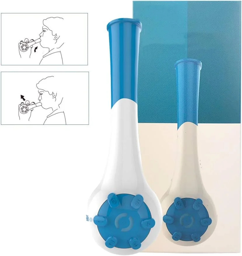 تمرین دهنده تنفسی، دستگاه تمرین تنفس عملکرد ریه، ابزار قابل حمل برای بزرگسالان و کودکان