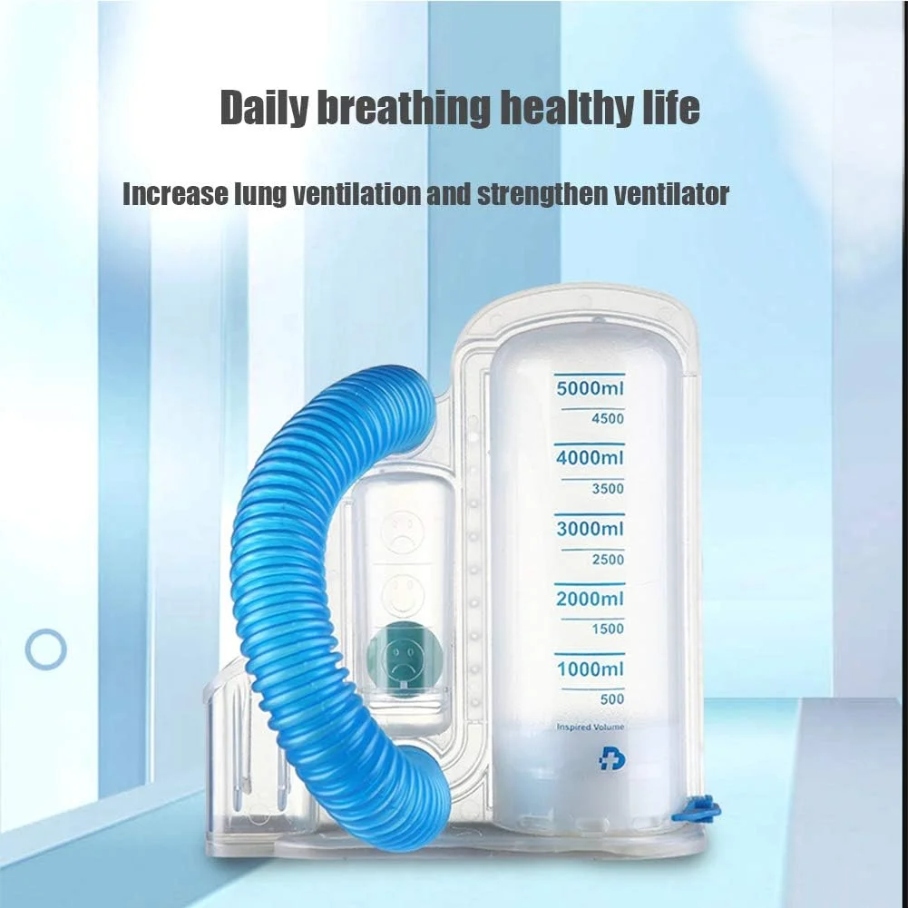 ابزار تمرین تنفس تک توپی 2500 میلی لیتر، دستگاه تمرین اسپیرومتری، ابزار تمرین بازیابی عملکرد ریه