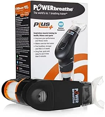 دستگاه تمرین عضلات تنفسی POWERbreathe Plus با مقاومت متوسط