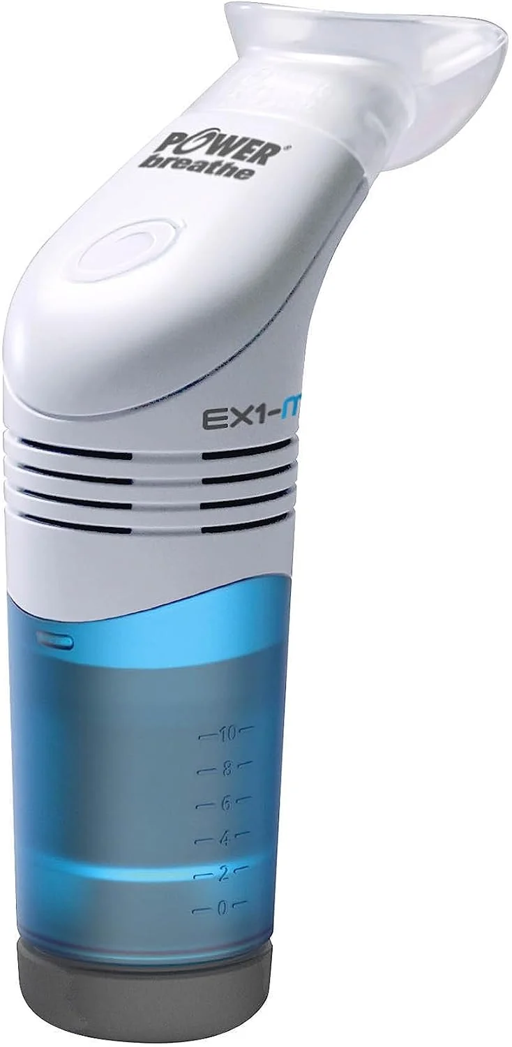 دستگاه تمرین عضلات بازدمی POWERbreathe EX1-MR، مقاومت متوسط، دستگاه تمرین تنفسی بدون دارو