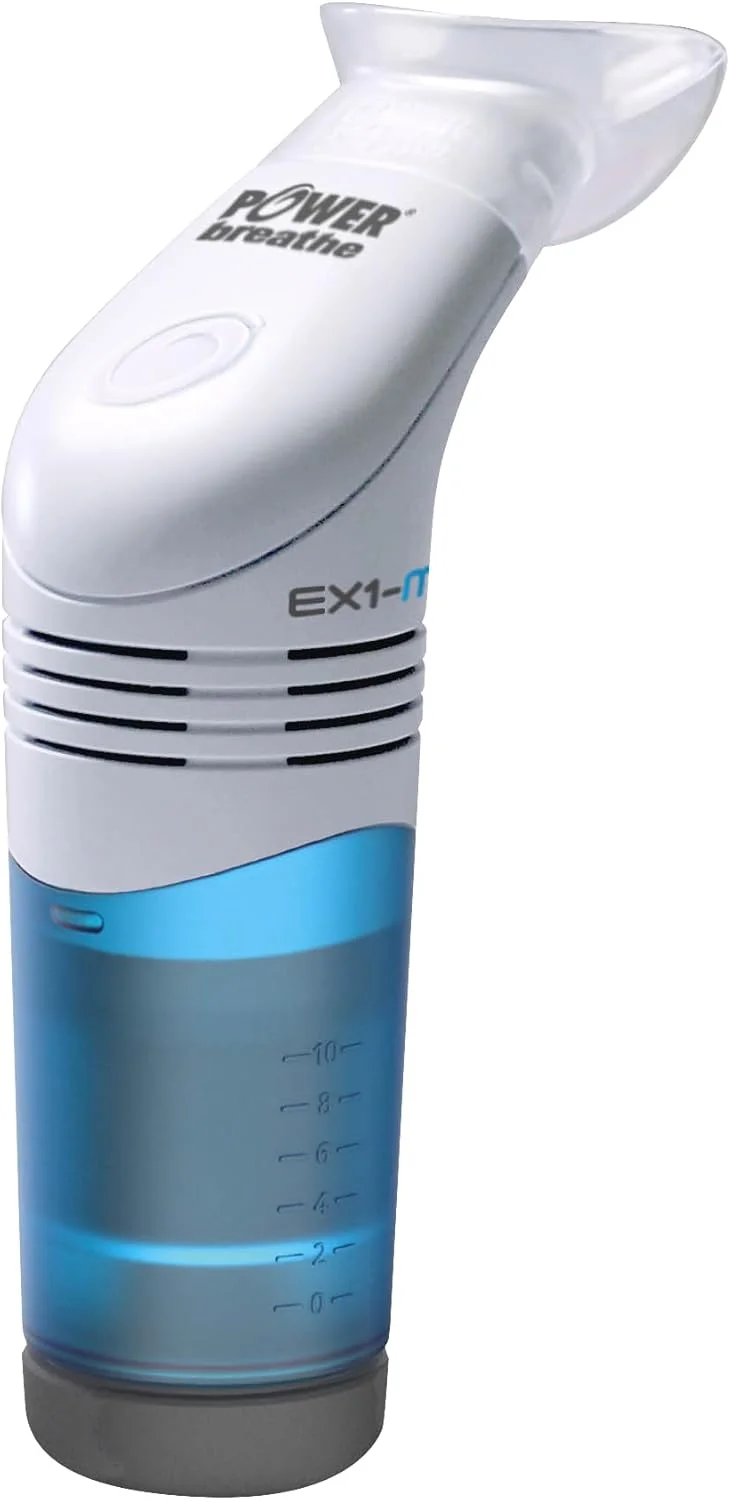 دستگاه تمرین عضلات بازدمی POWERbreathe EX1-MR، مقاومت متوسط، دستگاه تمرین تنفسی بدون دارو
