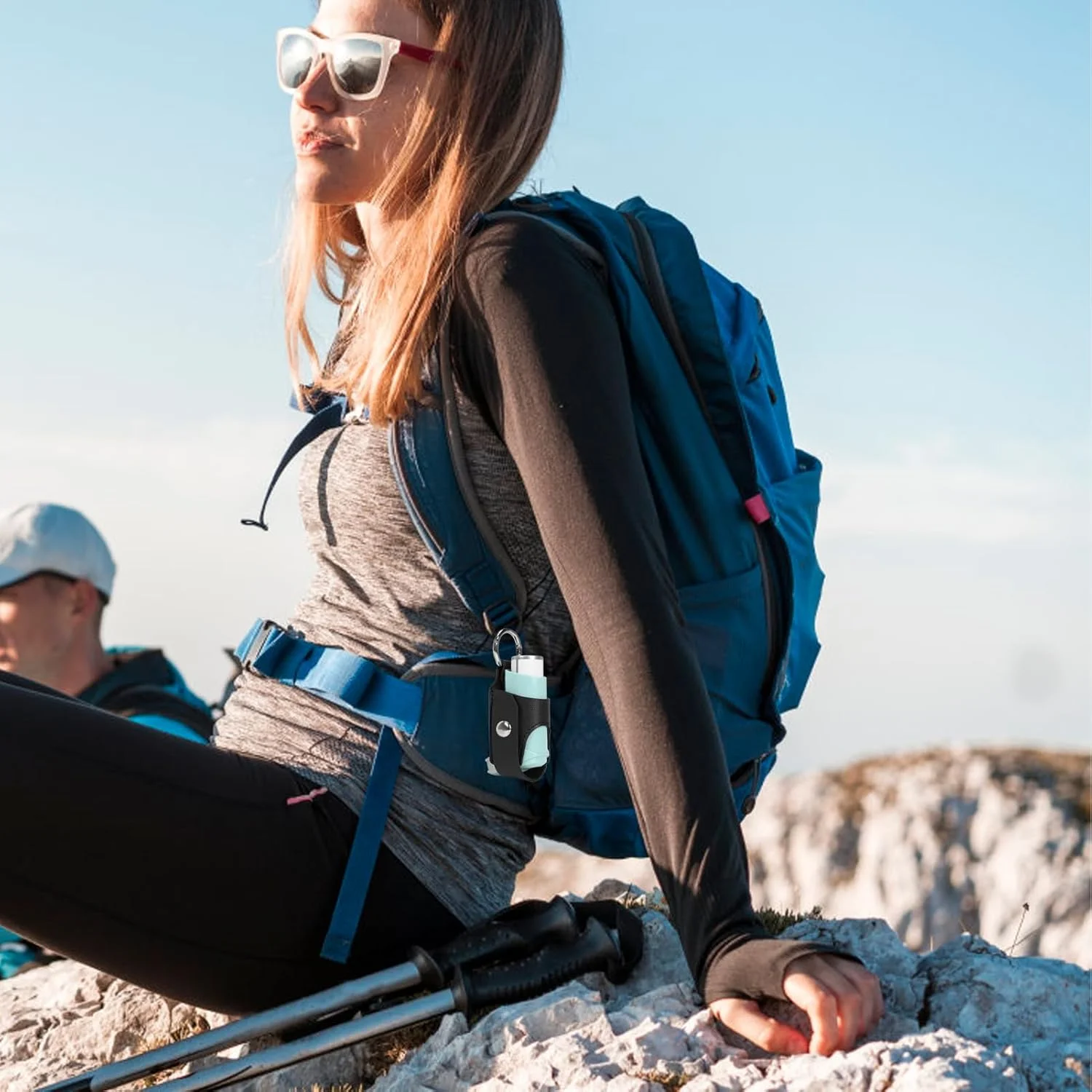 جا کلیدی نگهدارنده استنشاقی قابل حمل، جا کلیدی نگهدارنده استنشاقی چرمی، ابزار ذخیره سازی چرمی PU برای کمپینگ، مسافرت، سفر کاری، خانه، مدرسه